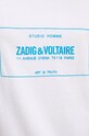 Bavlněné tričko ZADIG&VOLTAIRE JMTS00664 bílá