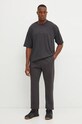 Champion tricou din bumbac 220282 gri AW24