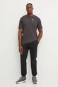 Хлопковая футболка Champion 220429 серый AW24