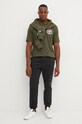 Champion tricou din bumbac 220429 verde AW24