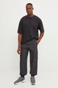 Champion tricou din bumbac 220512 negru AW24