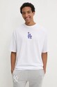 Îmbrăcăminte New Era tricou din bumbac LOS ANGELES DODGERS 60564775 alb