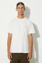 Odzież C.P. Company t-shirt bawełniany 30/1 Jersey Back Goggle 17CMTS030A005100W biały