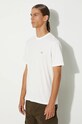 C.P. Company t-shirt bawełniany 30/1 Jersey Back Goggle biały 17CMTS030A005100W