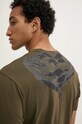 C.P. Company t-shirt in cotone 30/1 Jersey Back Goggle verde 17CMTS030A005100W