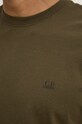 C.P. Company t-shirt in cotone 30/1 Jersey Back Goggle 17CMTS030A005100W verde
