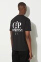 Oblečení Bavlněné tričko C.P. Company 30/1 Jersey Bold British Sailor 17CMTS167A005100W černá