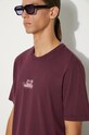 Βαμβακερό μπλουζάκι C.P. Company 24/1 Jersey Pencil Effect Graphics 17CMTS242A005431G μωβ