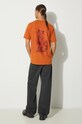C.P. Company cotton t-shirt 24/1 Jersey Pencil Effect Graphics 17CMTS242A005431G brown AW24