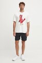 Хлопковая футболка 47 brand MLB St Louis Cardinals BC023TMYIHQ634069SS бежевый AW24