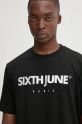 Sixth June t-shirt nero 23613