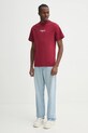 Sixth June tricou din bumbac 25498. burgundia AW24