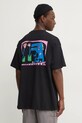 Odzież Volcom t-shirt bawełniany x ARTHUR LONGO A4332413 czarny