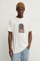 Бавовняна футболка Volcom бежевий A5032401