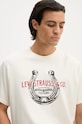 Levi's t-shirt bawełniany beżowy 16143.1651