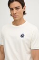 Hackett London tricou din bumbac bej HM500846