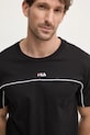 Fila tricou din bumbac Libatse negru FAM0784