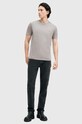 AllSaints tricou din bumbac OSSAGE gri M001JZ
