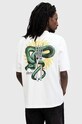 AllSaints tricou din bumbac KRAIT SS CREW alb M018PB