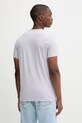 Одяг Бавовняна футболка AllSaints TONIC M028JB фіолетовий