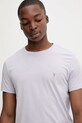 Бавовняна футболка AllSaints TONIC фіолетовий M028JB