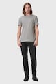 AllSaints tricou din bumbac TONIC gri M028JB