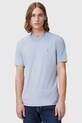 AllSaints t-shirt in cotone BRACE slim blu M030JB