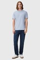 AllSaints t-shirt in cotone BRACE blu M030JB
