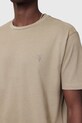AllSaints t-shirt bawełniany BRACE M030JB beżowy AA00