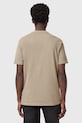 Oblečení Bavlněné tričko AllSaints BRACE M030JB béžová