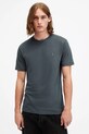 AllSaints tricou din bumbac BRACE uni bleumarin M030JB