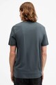 Îmbrăcăminte AllSaints tricou din bumbac BRACE M030JB bleumarin