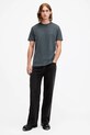 AllSaints tricou din bumbac BRACE bleumarin M030JB