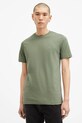 Bavlnené tričko AllSaints BRACE slim zelená M030JB