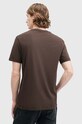 Odzież AllSaints t-shirt bawełniany BRACE M030JB brązowy