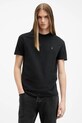 AllSaints tricou din bumbac BRACE uni negru M030JB