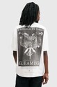 AllSaints tricou din bumbac TWILIGHT alb M042PB
