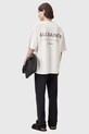 AllSaints tricou din bumbac UNDERGROUND alb M071PB