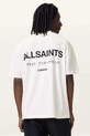 AllSaints t-shirt bawełniany UNDERGROUND M071PB biały AW25
