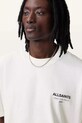 AllSaints t-shirt bawełniany UNDERGROUND biały M071PB