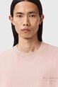 AllSaints tricou din bumbac UNDERGROUND roz M071PB