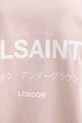 AllSaints t-shirt bawełniany UNDERGROUND różowy M071PB