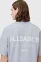 Odzież AllSaints t-shirt bawełniany UNDERGROUND M071PB niebieski