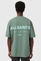Хлопковая футболка AllSaints UNDERGROUND M071PB зелёный NC25