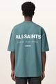 AllSaints t-shirt bawełniany UNDERGROUND M071PB niebieski SS25