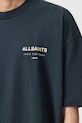 AllSaints t-shirt bawełniany UNDERGROUND granatowy M071PB
