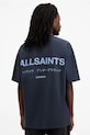 AllSaints tricou din bumbac UNDERGROUND M071PB bleumarin NC25