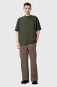 AllSaints t-shirt in cotone UNDERGROUND M071PB verde