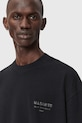 AllSaints t-shirt bawełniany UNDERGROUND czarny M071PB