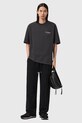 Odzież AllSaints t-shirt bawełniany UNDERGROUND M071PB czarny